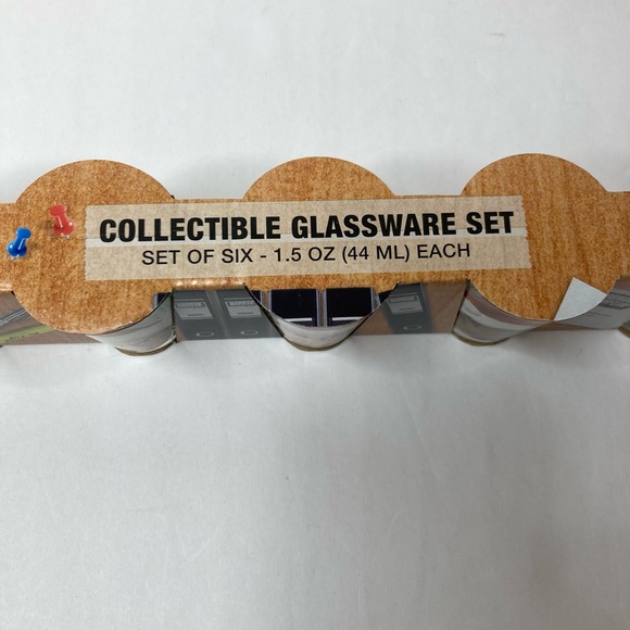 The Office collectible glassware set of six NWT - Picture 10 of 11